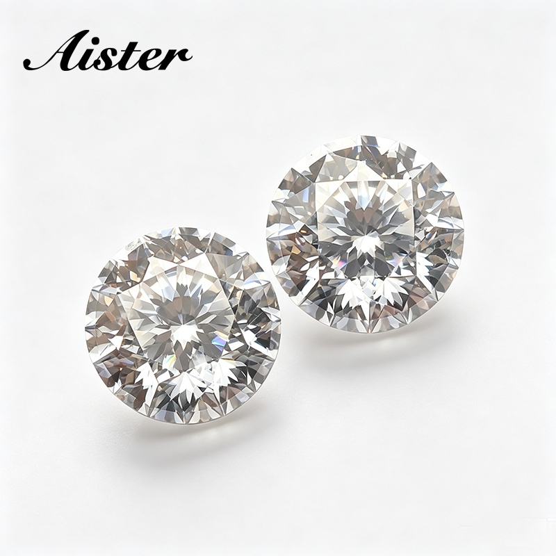 Gra Certificate Loose Moissanite Stone - 새로운 화이트 피오니 컷 모이사나이트 루스