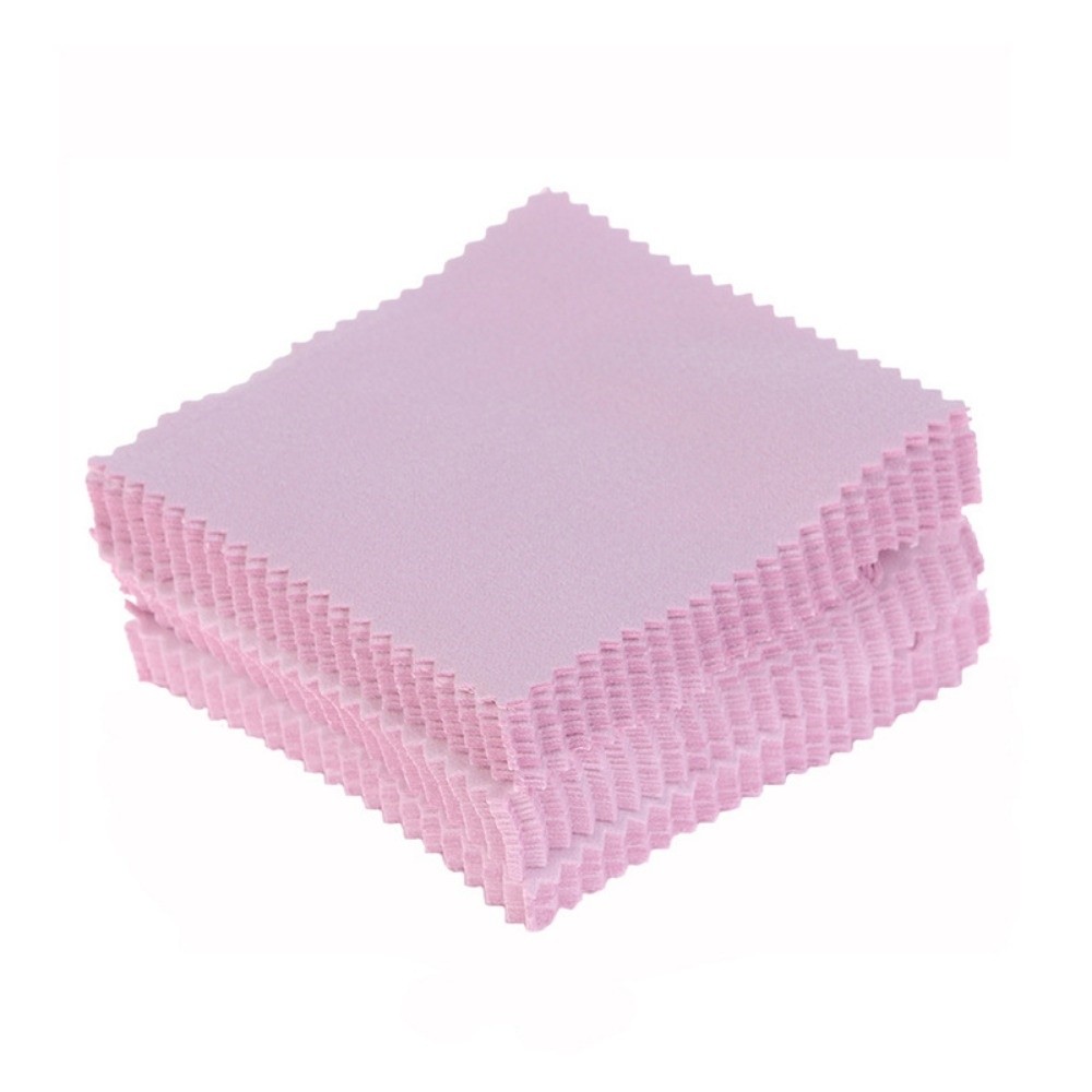 Jewelry Polishing Cloth Silver Cleaner - 50개입, 8x8cm 크기의 주얼리 세척용 천,