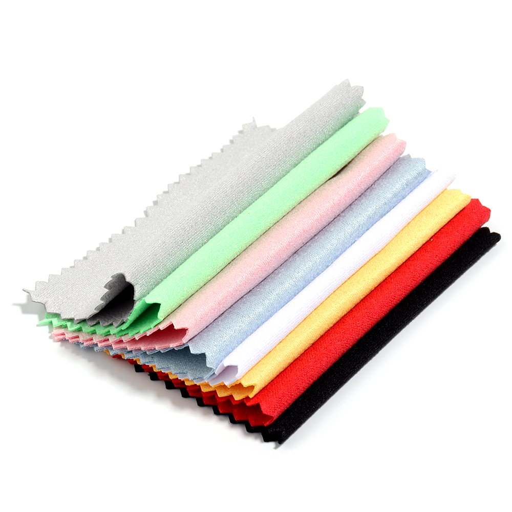 Jewelry Polishing Cloth Silver Cleaner - 50Pcs 6/8/10cm 부드러운 보석 광택 청소