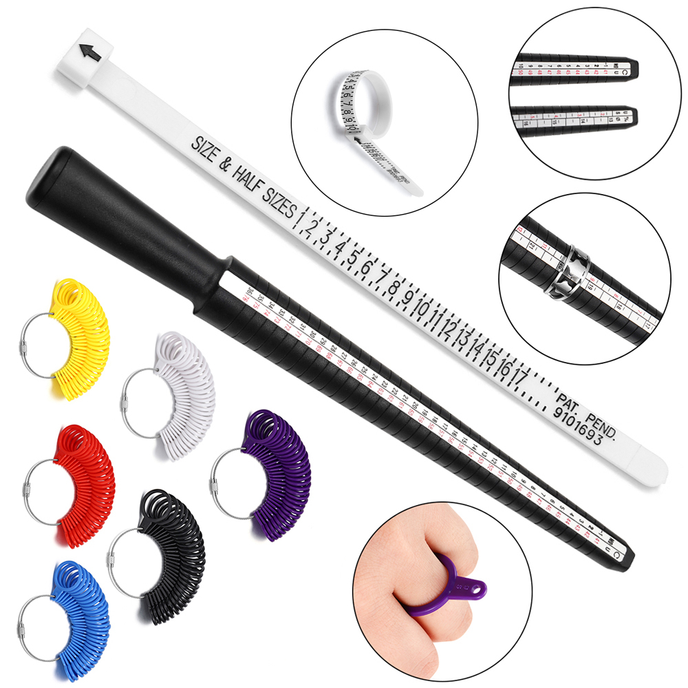 Ring Sizer Measuring Tool Mandrel Set - 전문 보석 도구 링 게이지 맨드릴