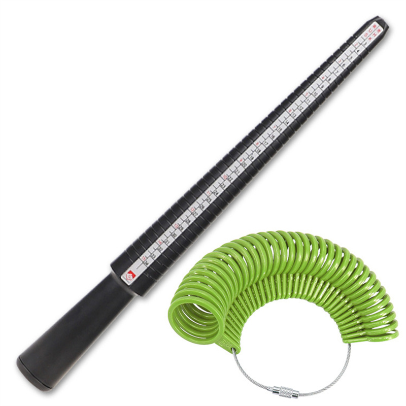 Ring Sizer Measuring Tool Mandrel Set - 플라스틱 반지 사이즈 측정 도구 세트,