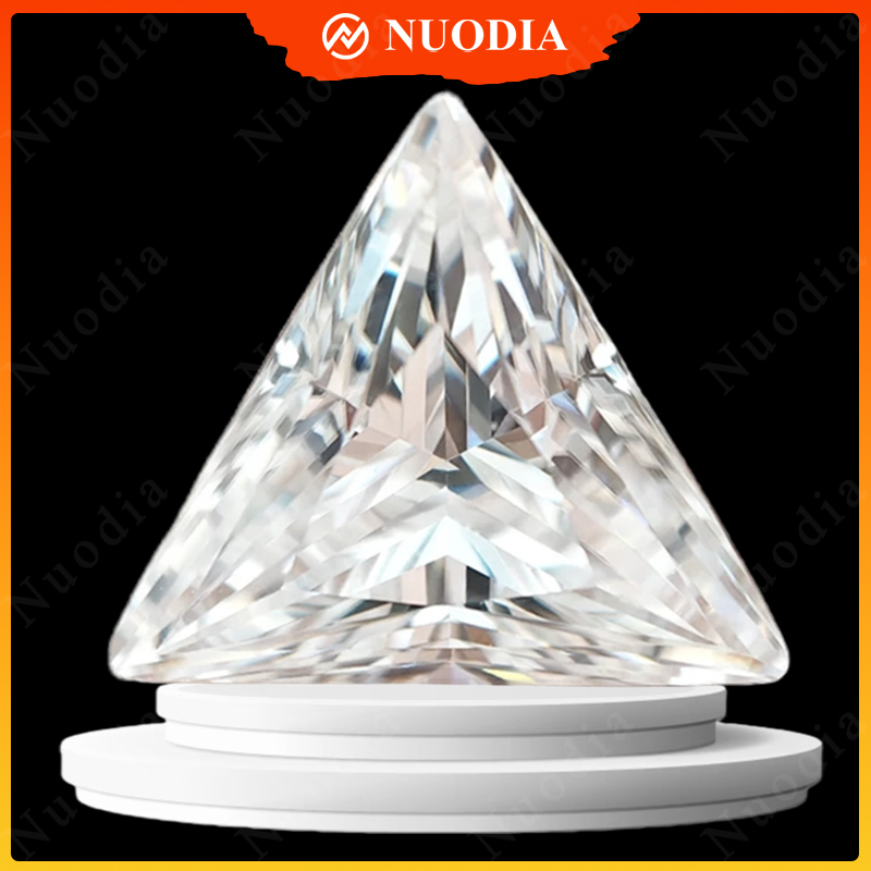 Gra Certificate Loose Moissanite Stone - 새로운 화이트 삼각형 컷 모이사나이트 루즈