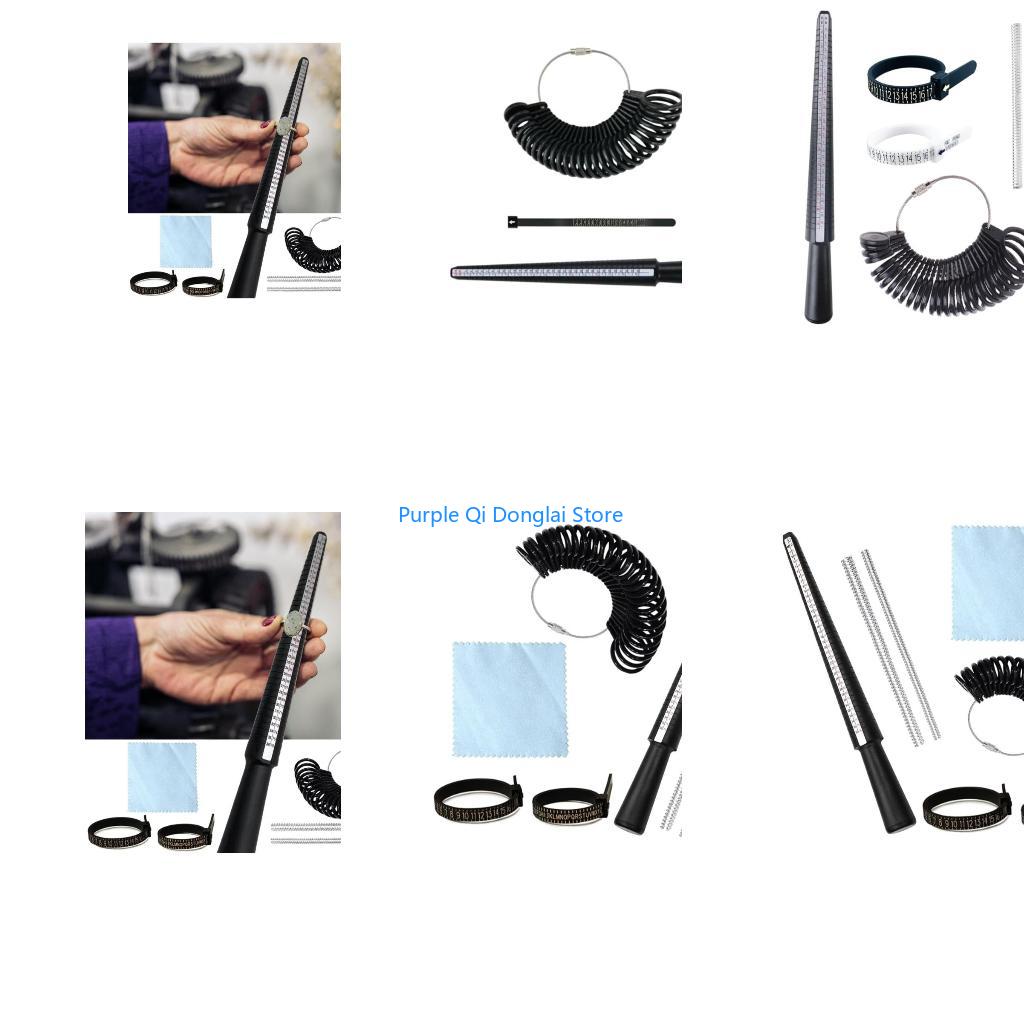 Ring Sizer Measuring Tool Mandrel Set - L21E 3/4/6/7Pcs 링 Sizer 측정 도구