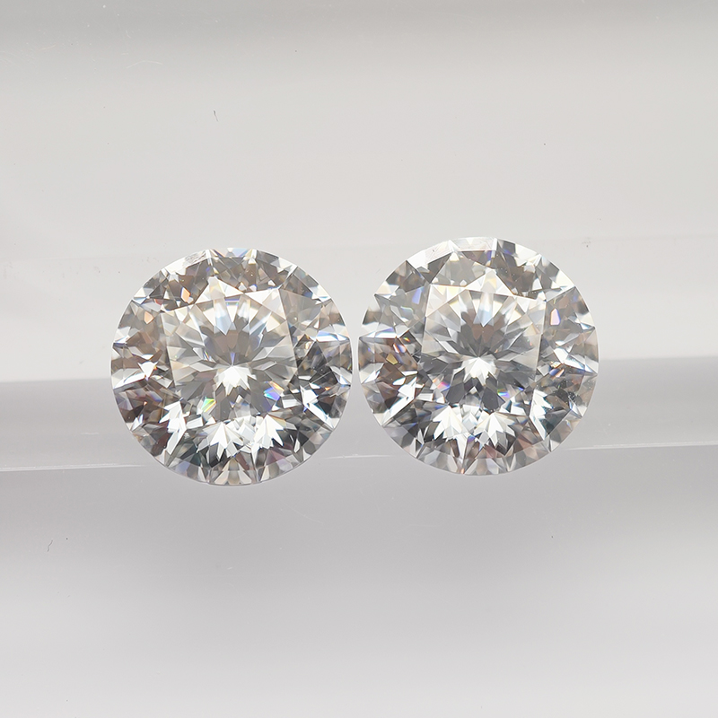 새로운 화이트 피오니 컷 모이사나이트 루스 스톤 0.5 - Gra Certificate Loose Moissanite Stone 리뷰 및 가격