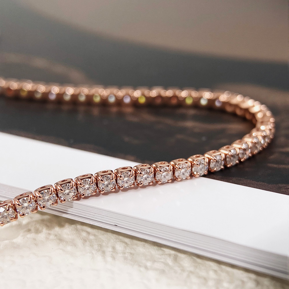 EWYA 풀 2mm 모이사나이트 다이아몬드 테니스 팔찌 - Moissanite Tennis Bracelet 925 Sterling 리뷰 및 가격
