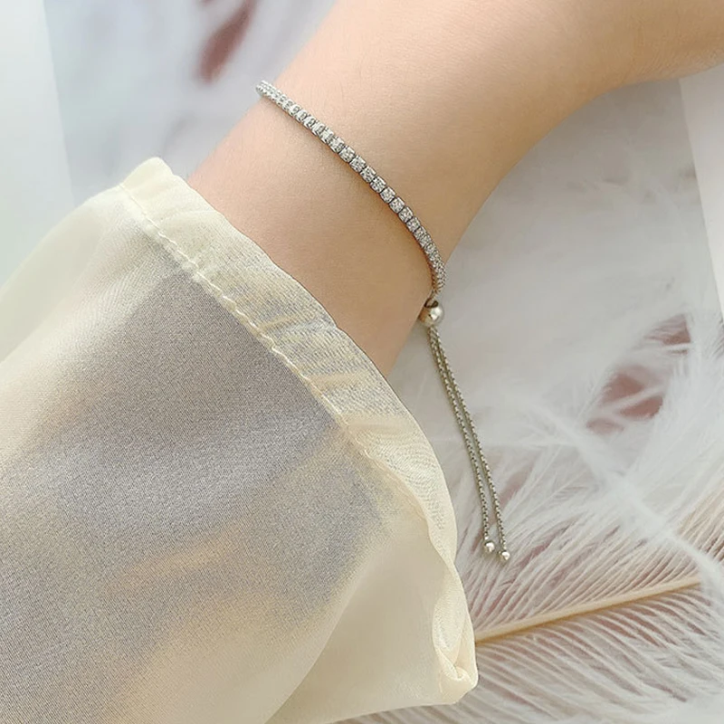 EWYA 풀 2mm 모이사나이트 다이아몬드 테니스 팔찌 - Moissanite Tennis Bracelet 925 Sterling 리뷰 및 가격