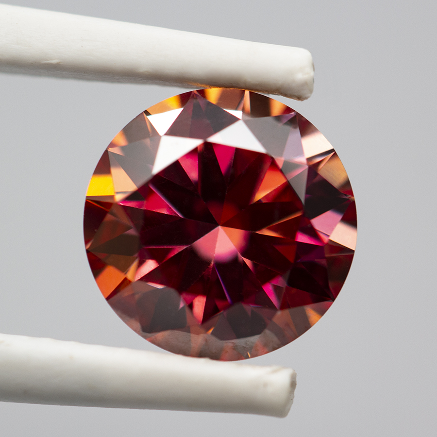 레인보우 레드 모이사나이트 스톤(인증서 포함) 0.5- - Gra Certificate Loose Moissanite Stone 리뷰 및 가격
