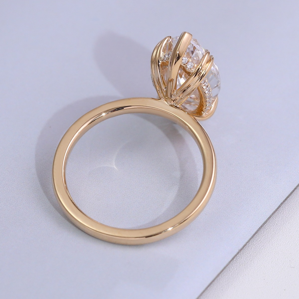 무샨(MUSHAN) 고급 맞춤형 14K, 18K 금 반 - Lab Grown Diamond Ring 14K Gold 리뷰 및 가격