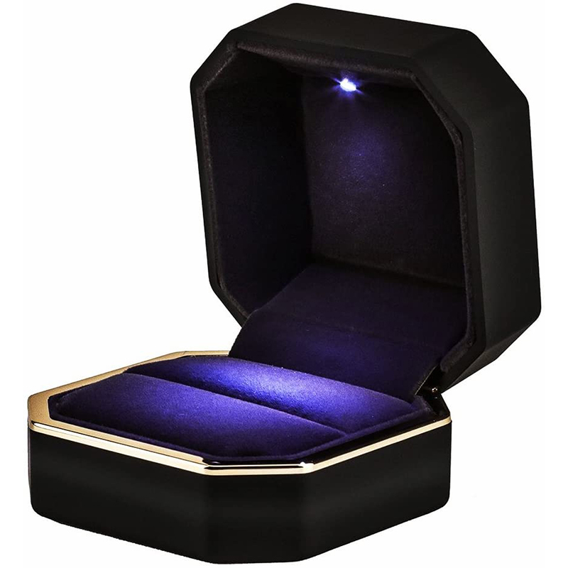 LED 쥬얼리 링 박스 럭셔리 벨벳 고무 목걸이 펜던트 - Velvet Ring Box Led Light Proposal 리뷰 및 가격