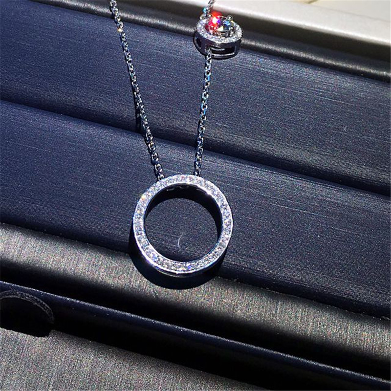 2 in 1 실험실 다이아몬드 펜던트, 진짜 925 스 - Moissanite Pendant Necklace Solitaire 리뷰 및 가격