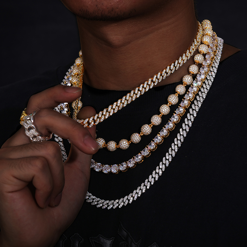 저렴한 8mm 가격 1줄 VVS 모이사나이트 아이스드  - Moissanite Cuban Link Chain Iced Out 리뷰 및 가격