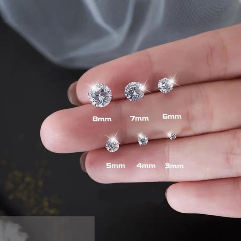 D 컬러 1CT Moissanite 스터드 귀걸이 92 - Moissanite Stud Earrings Round Cut 1Ct 리뷰 및 가격