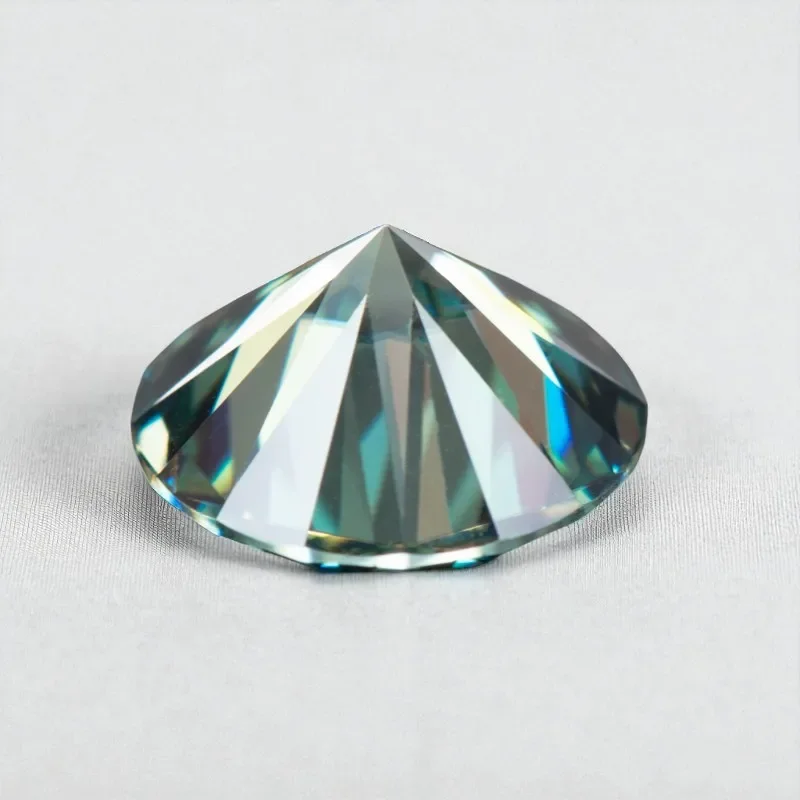 모이사나이트 원석, 둥근 컷, 무지개 빛깔의 푸른색,  - Gra Certificate Loose Moissanite Stone 리뷰 및 가격