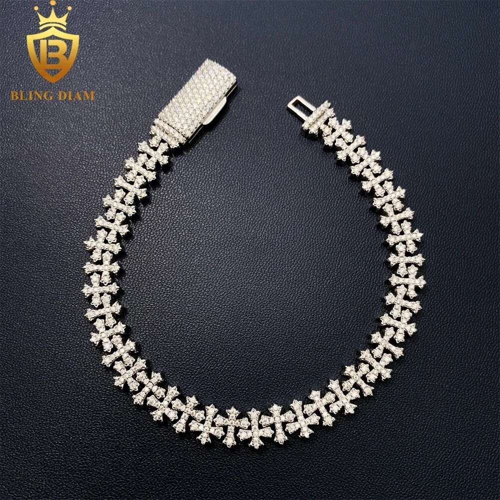 8.5mm 힙합 쿠바 링크 체인 925 스털링 실버 V - Moissanite Cuban Link Chain Iced Out 리뷰 및 가격