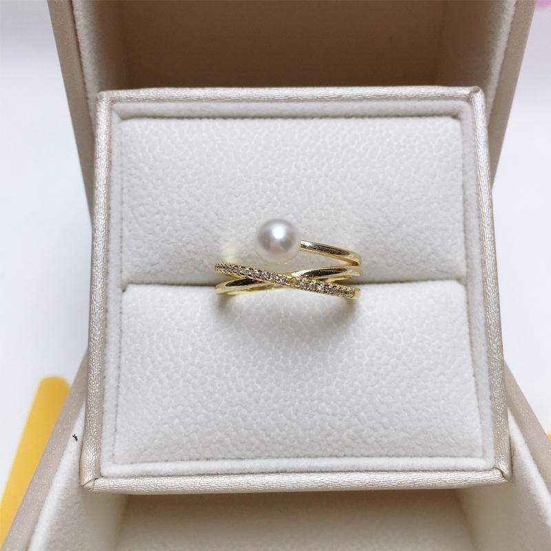 ZHBORUINI 2024 진주 반지, 14K 골드 필 - Lab Grown Diamond Ring 14K Gold 리뷰 및 가격