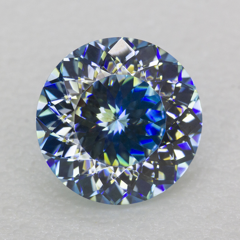 아쿠아마린 라운드 100면 처리 된 컷 Moissani - Gra Certificate Loose Moissanite Stone 리뷰 및 가격