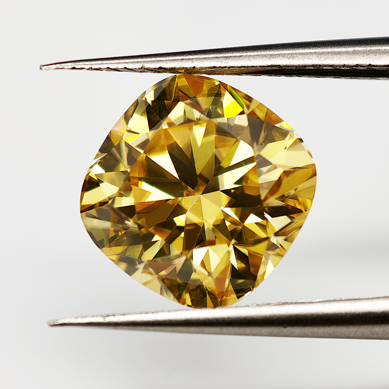 레몬 옐로우 컬러 모이사나이트 스톤, 인증서 포함, 쿠 - Gra Certificate Loose Moissanite Stone 리뷰 및 가격