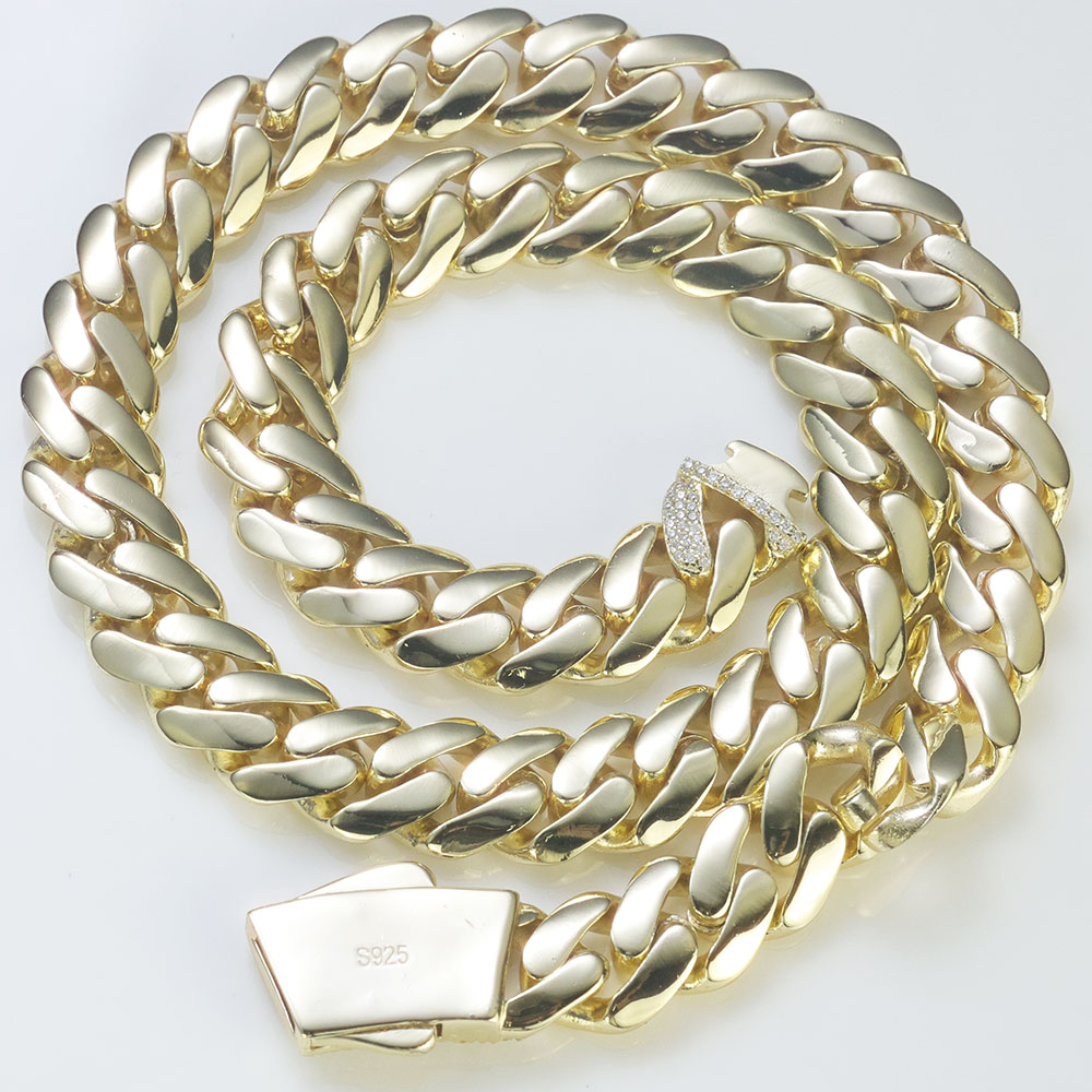 ESKEEM 새로운 925 실버 모나코 체인 아이스 V - Moissanite Cuban Link Chain Iced Out 리뷰 및 가격
