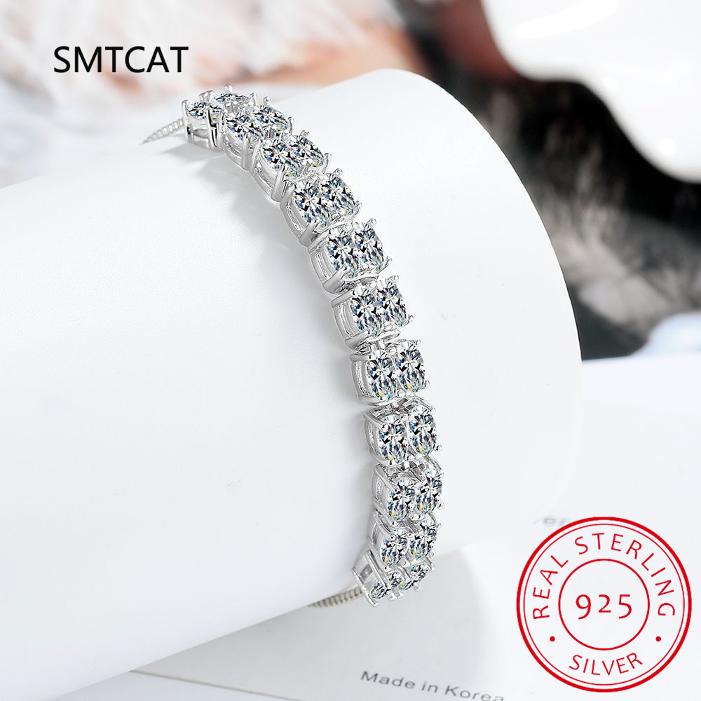 여성용 조정 가능한 다이아몬드 팔찌, 모이사나이트 테니 - Moissanite Tennis Bracelet 925 Sterling 리뷰 및 가격