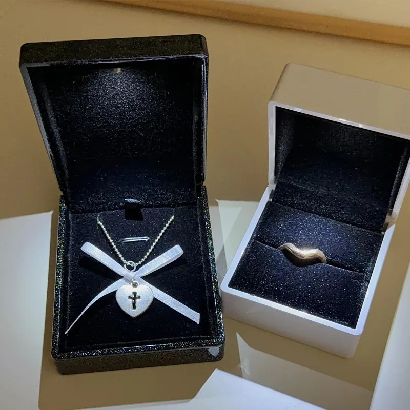 LED 링 박스 사각 벨벳 보석 디스플레이 케이스 조명 - Velvet Ring Box Led Light Proposal 리뷰 및 가격