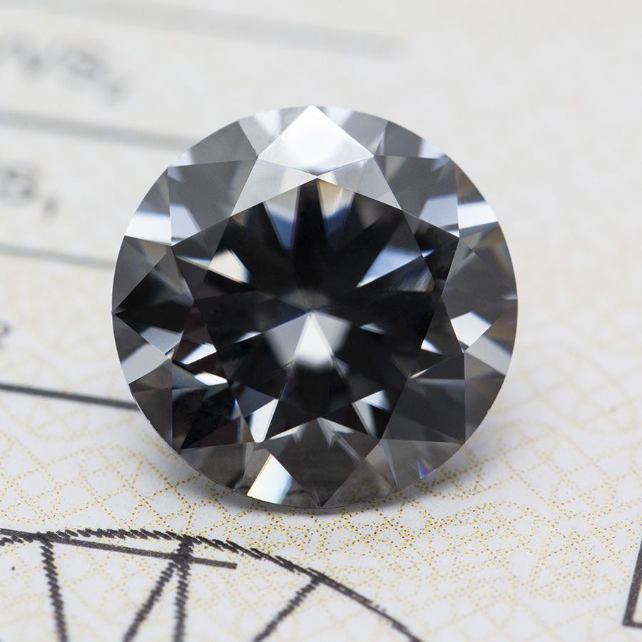 그레이 컬러 모이사나이트 루즈 스톤 모이사나이트 다이아 - Gra Certificate Loose Moissanite Stone 리뷰 및 가격