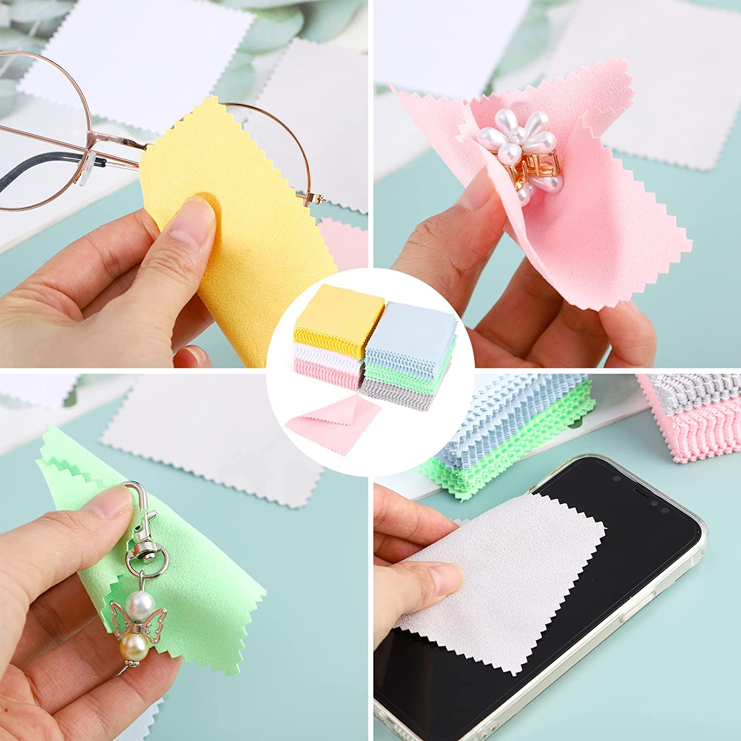 실버 광택제 클리너 천, 부드러운 스웨이드, 광택제 천 - Jewelry Polishing Cloth Silver Cleaner 리뷰 및 가격