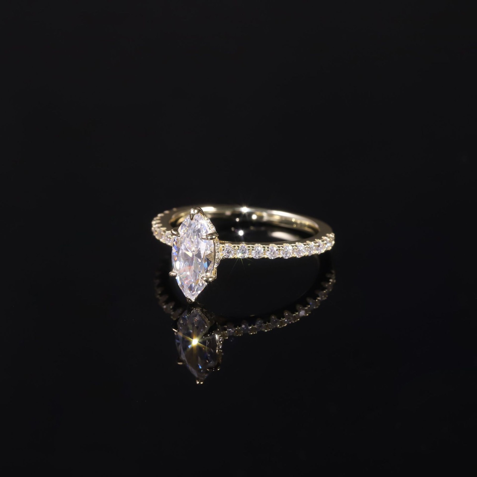 무샨 주얼리, 925 실버, 10K 금, 14K 금,  - Lab Grown Diamond Ring 14K Gold 리뷰 및 가격