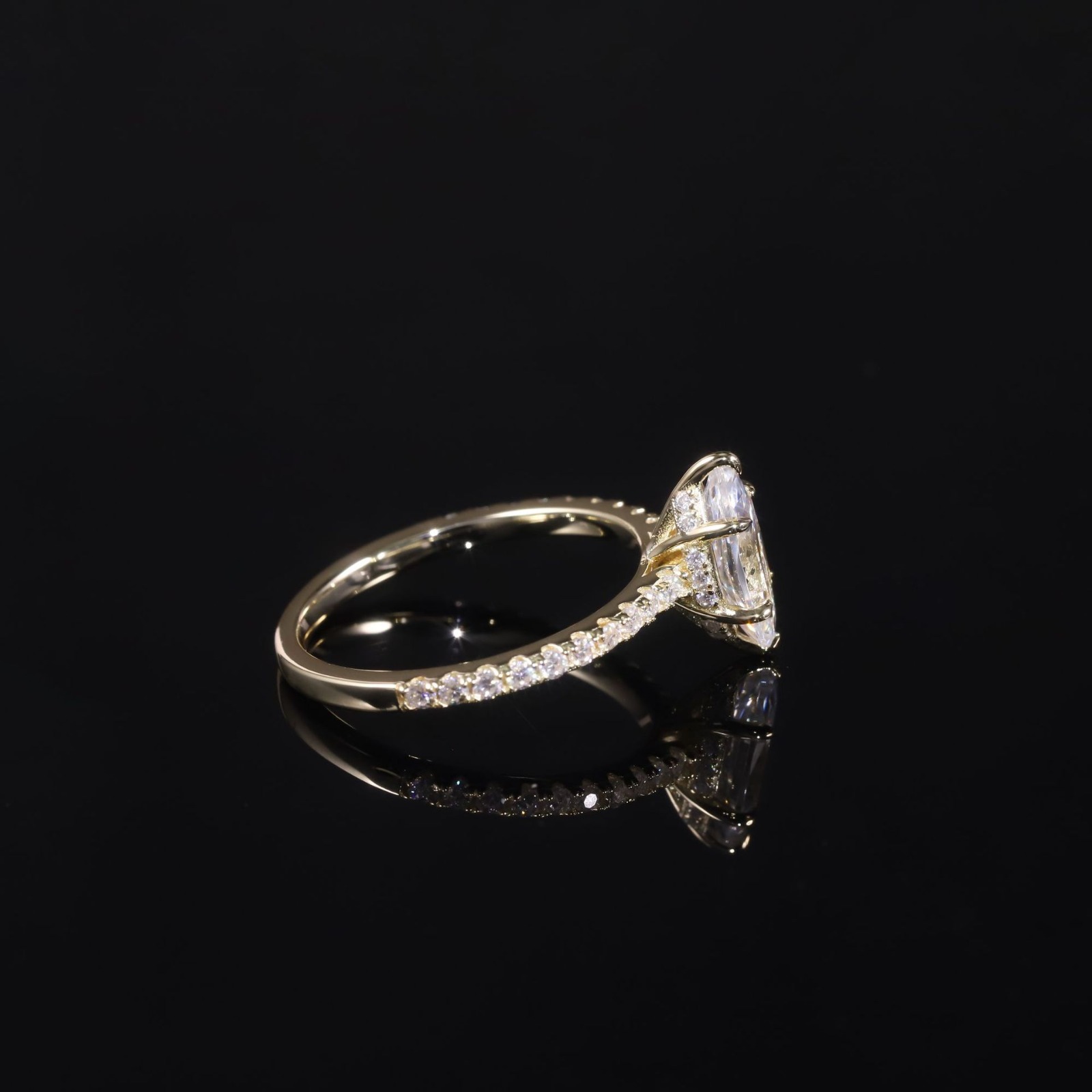 무샨 주얼리, 925 실버, 10K 금, 14K 금,  - Lab Grown Diamond Ring 14K Gold 리뷰 및 가격