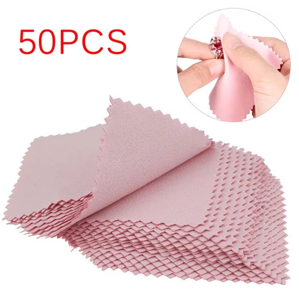 50개입, 8x8cm 크기의 주얼리 세척용 천, 재사용 - Jewelry Polishing Cloth Silver Cleaner 리뷰 및 가격