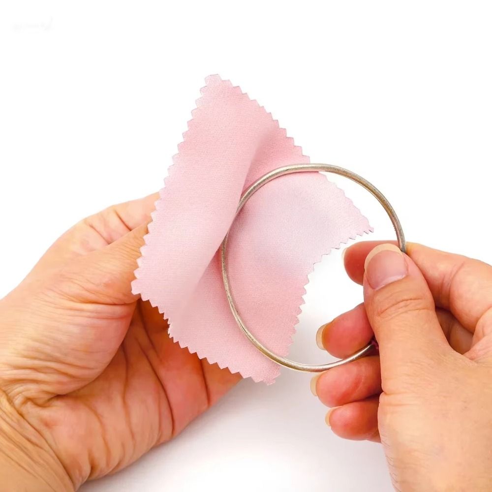 50개입, 8x8cm 크기의 주얼리 세척용 천, 재사용 - Jewelry Polishing Cloth Silver Cleaner 리뷰 및 가격