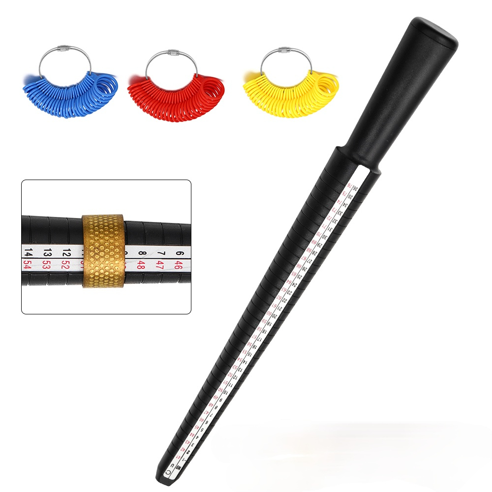 전문 보석 도구 링 게이지 맨드릴 스틱 손가락 눈금자  - Ring Sizer Measuring Tool Mandrel Set 리뷰 및 가격