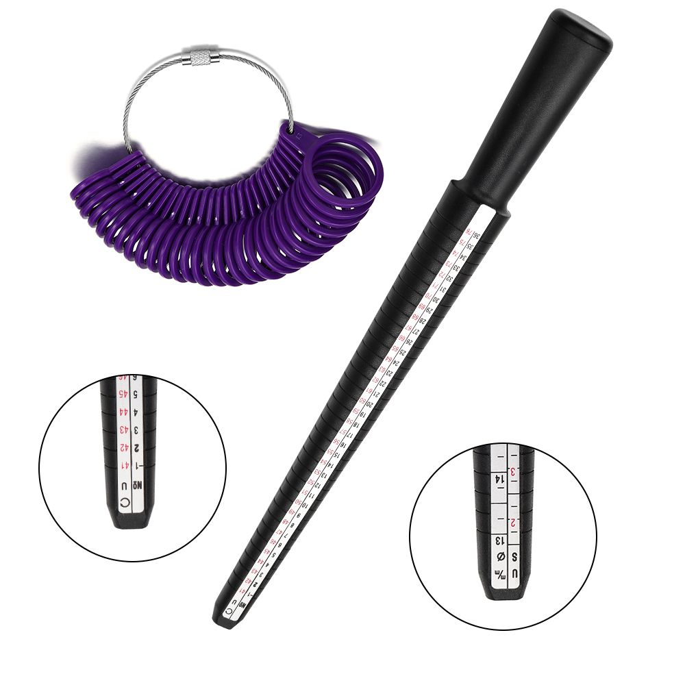전문 보석 도구 링 게이지 맨드릴 스틱 손가락 눈금자  - Ring Sizer Measuring Tool Mandrel Set 리뷰 및 가격