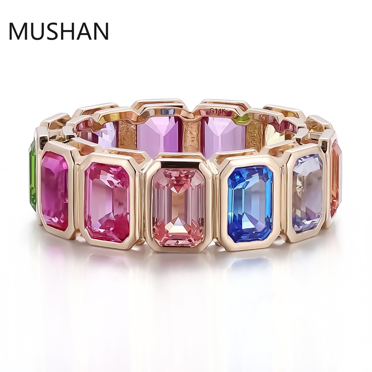무샨(MUSHAN) 고급 맞춤형 14K, 18K 금 반 - Lab Grown Diamond Ring 14K Gold 리뷰 및 가격