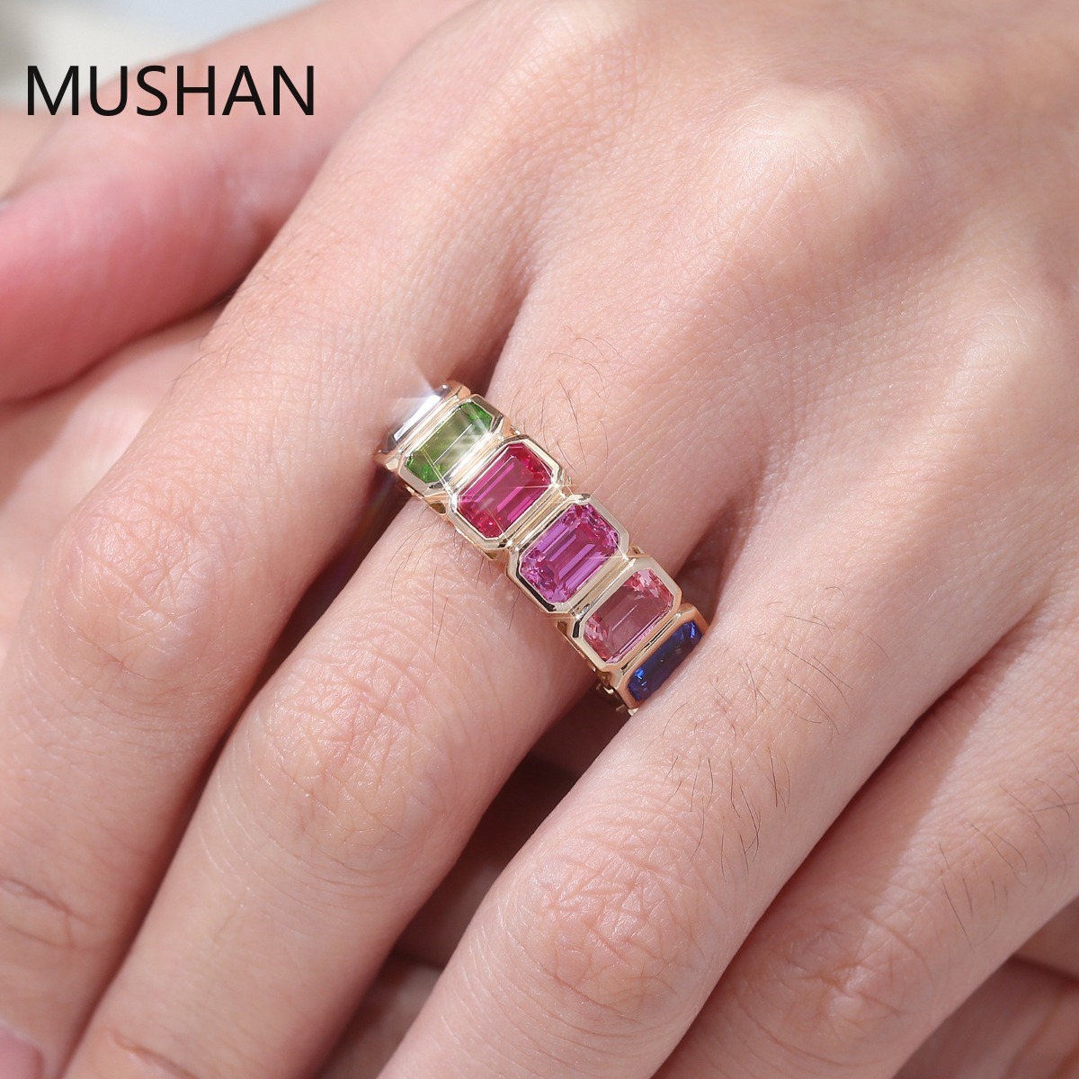 무샨(MUSHAN) 고급 맞춤형 14K, 18K 금 반 - Lab Grown Diamond Ring 14K Gold 리뷰 및 가격