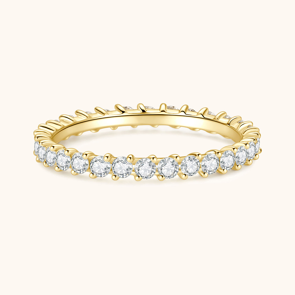 스위트레인 2mm 모이사나이트 반지 여성용 랩 다이아몬 - Moissanite Eternity Band Ring Stackable 리뷰 및 가격