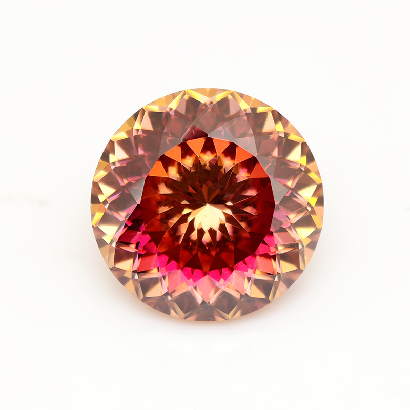 새로운 레인보우 컬러 라운드 100면 컷 5.0mm-9 - Gra Certificate Loose Moissanite Stone 리뷰 및 가격