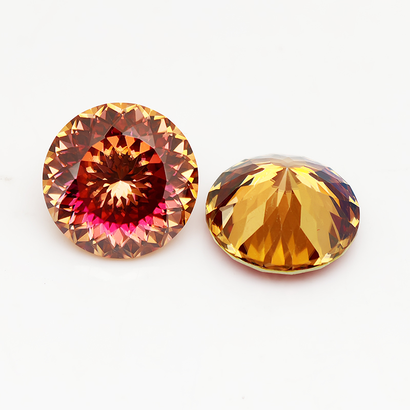 새로운 레인보우 컬러 라운드 100면 컷 5.0mm-9 - Gra Certificate Loose Moissanite Stone 리뷰 및 가격