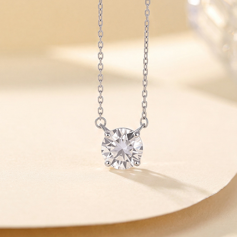여성용 D VVS1 모이사나이트 목걸이 솔리테어 펜던트 - Moissanite Pendant Necklace Solitaire 리뷰 및 가격