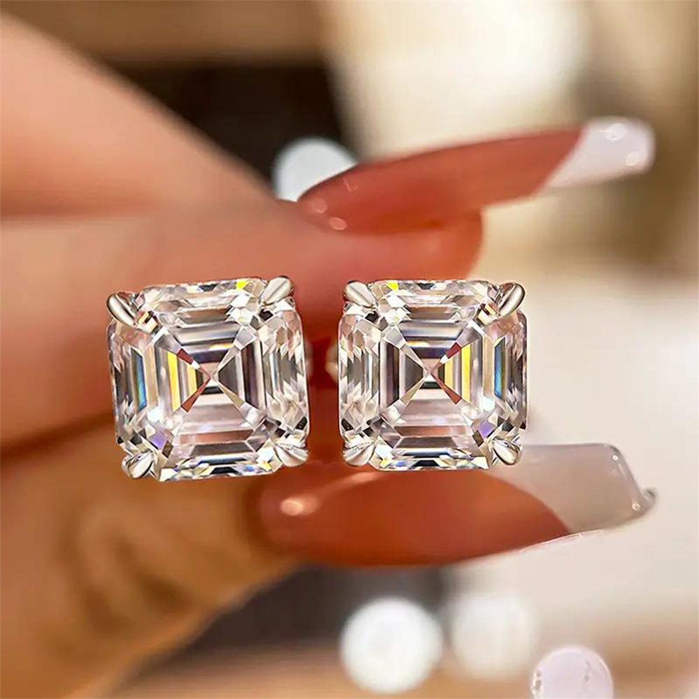 KOJ 1개, S925 실버, 마퀴즈 컷 1캐럿 모이사 - Moissanite Stud Earrings Round Cut 1Ct 리뷰 및 가격