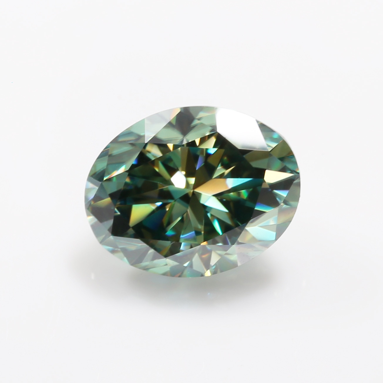 MOJY 타원형, 배, 하트 모양 녹색 모이사나이트,  - Gra Certificate Loose Moissanite Stone 리뷰 및 가격