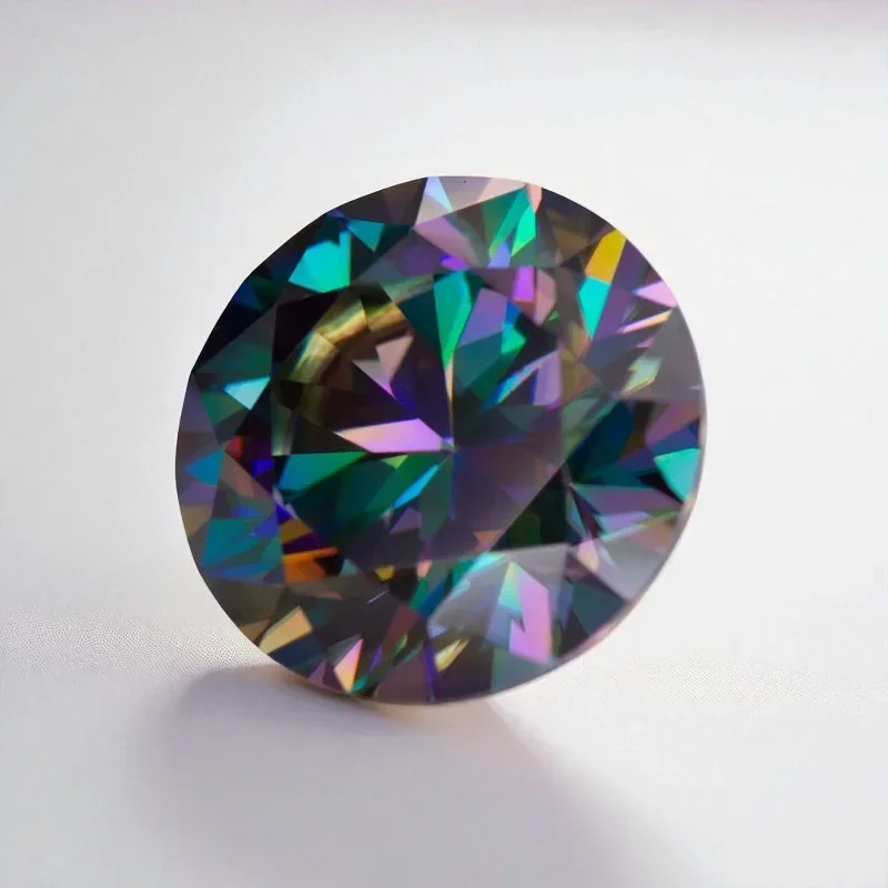 모이사나이트 원석, 둥근 컷, 무지개빛 녹색, 보석 제 - Gra Certificate Loose Moissanite Stone 리뷰 및 가격