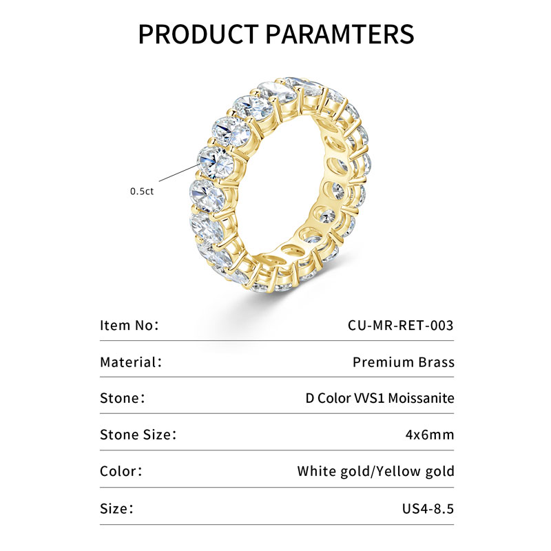 Lnngy 정품 4x6mm 타원형 컷 모이사나이트 이터 - Lab Grown Diamond Ring 14K Gold 리뷰 및 가격