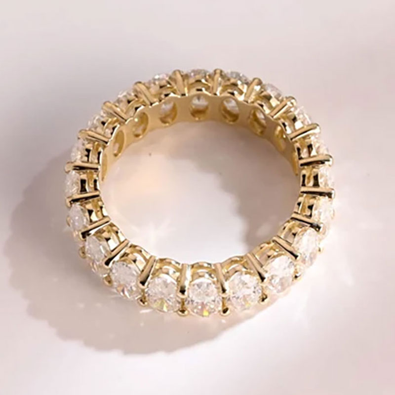 Lnngy 정품 4x6mm 타원형 컷 모이사나이트 이터 - Lab Grown Diamond Ring 14K Gold 리뷰 및 가격