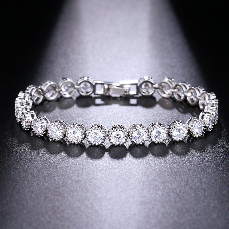 D 컬러 6mm 풀 모이사나이트 테니스 팔찌 여성용 S - Moissanite Tennis Bracelet 925 Sterling 리뷰 및 가격