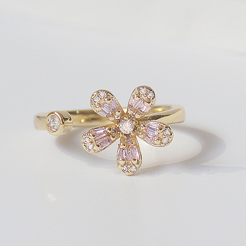 14K 도금 골드 빅 블링 나비 여성용 반지, 조절 가 - Lab Grown Diamond Ring 14K Gold 리뷰 및 가격