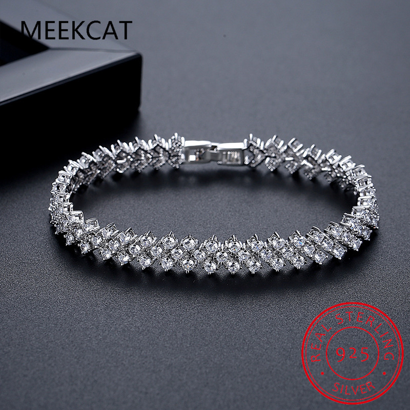 여성을위한 전체 Moissanite 테니스 팔찌 남성용 - Moissanite Tennis Bracelet 925 Sterling 리뷰 및 가격