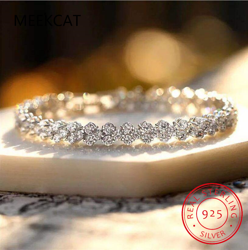 여성을위한 전체 Moissanite 테니스 팔찌 남성용 - Moissanite Tennis Bracelet 925 Sterling 리뷰 및 가격