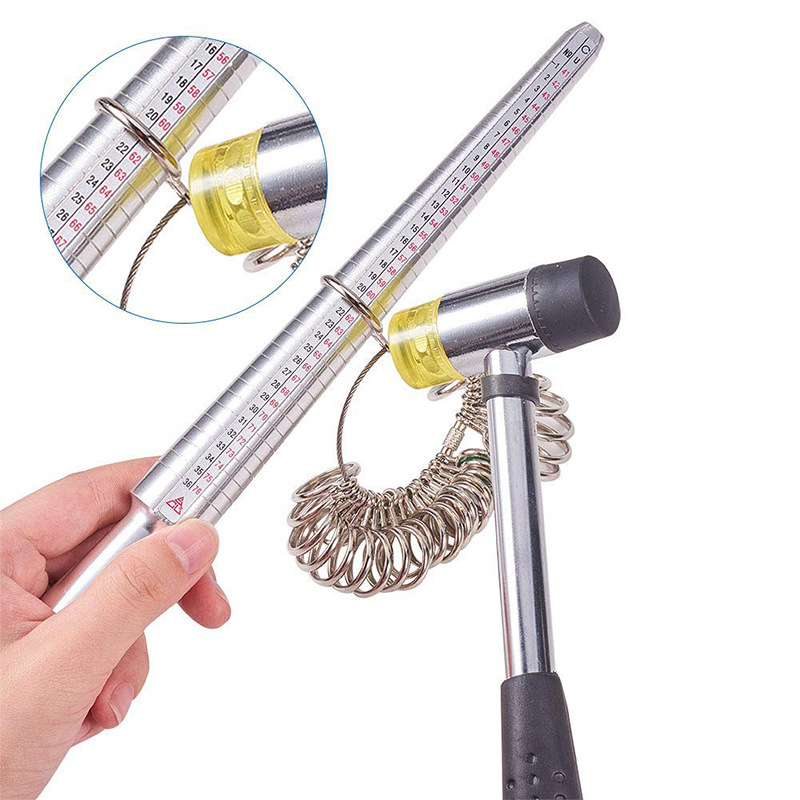 금속 링 사이즈 측정 도구 세트: 링 사이즈 측정기,  - Ring Sizer Measuring Tool Mandrel Set 리뷰 및 가격