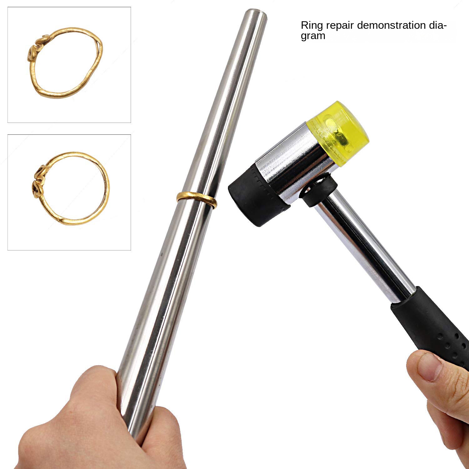 금속 링 사이즈 측정 도구 세트: 링 사이즈 측정기,  - Ring Sizer Measuring Tool Mandrel Set 리뷰 및 가격
