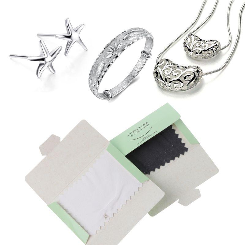   10개입 고급 주얼리 세척용 천, 은 및 금 제품  - Jewelry Polishing Cloth Silver Cleaner 리뷰 및 가격